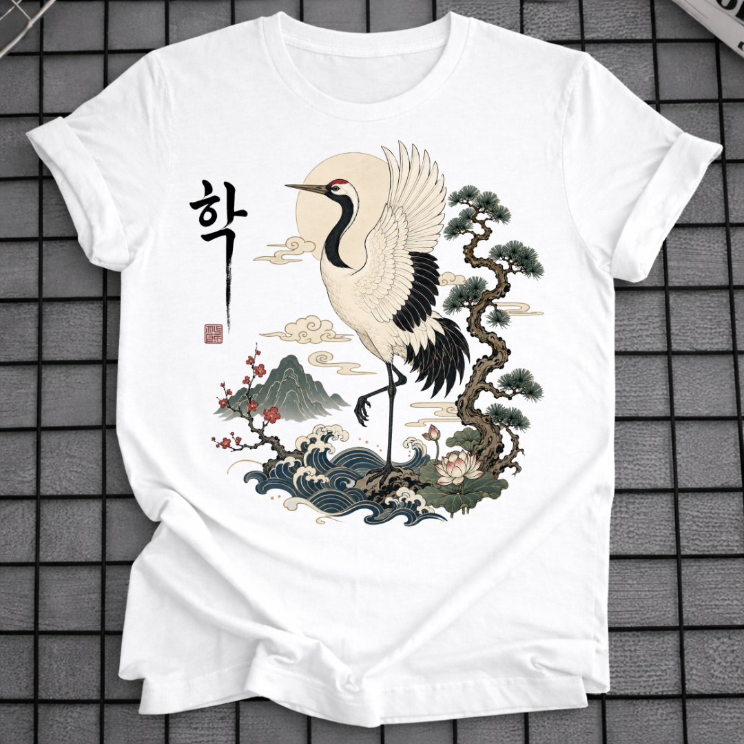 HAK KOREAN CRANE T-SHIRT