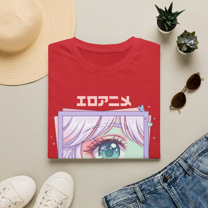Anime Eye Graphic T-Shirt — エロアニメ Pastel Kawaii Aesthetic