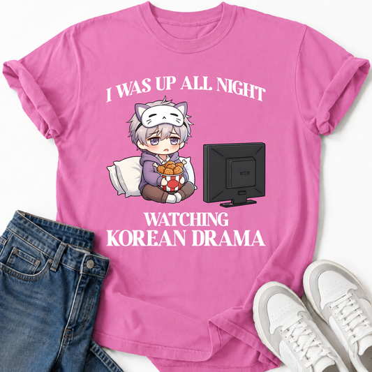 K-DRAMA LATE NIGHT WATCHER T-SHIRT