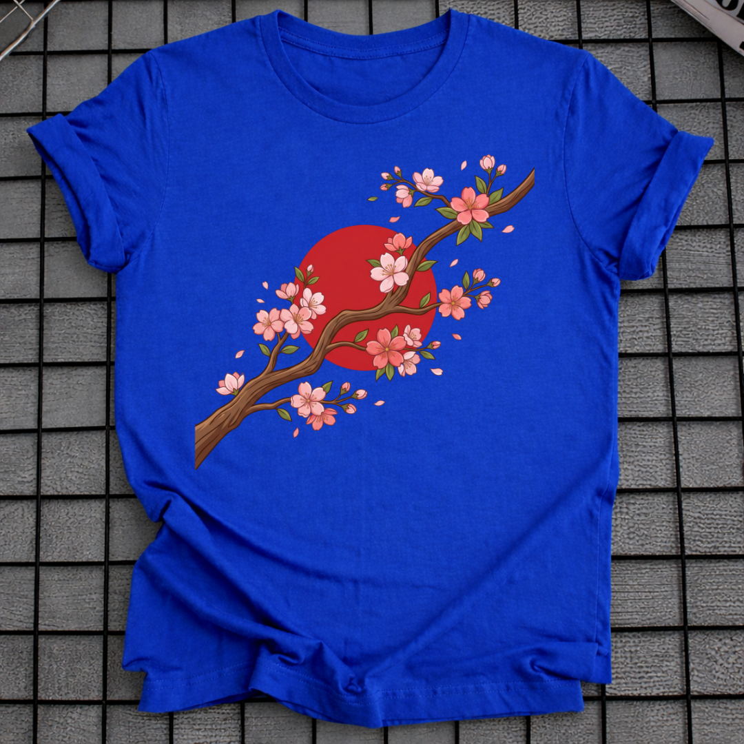 JAPANISCHES SAKURA-BLÜTEN-T-SHIRT