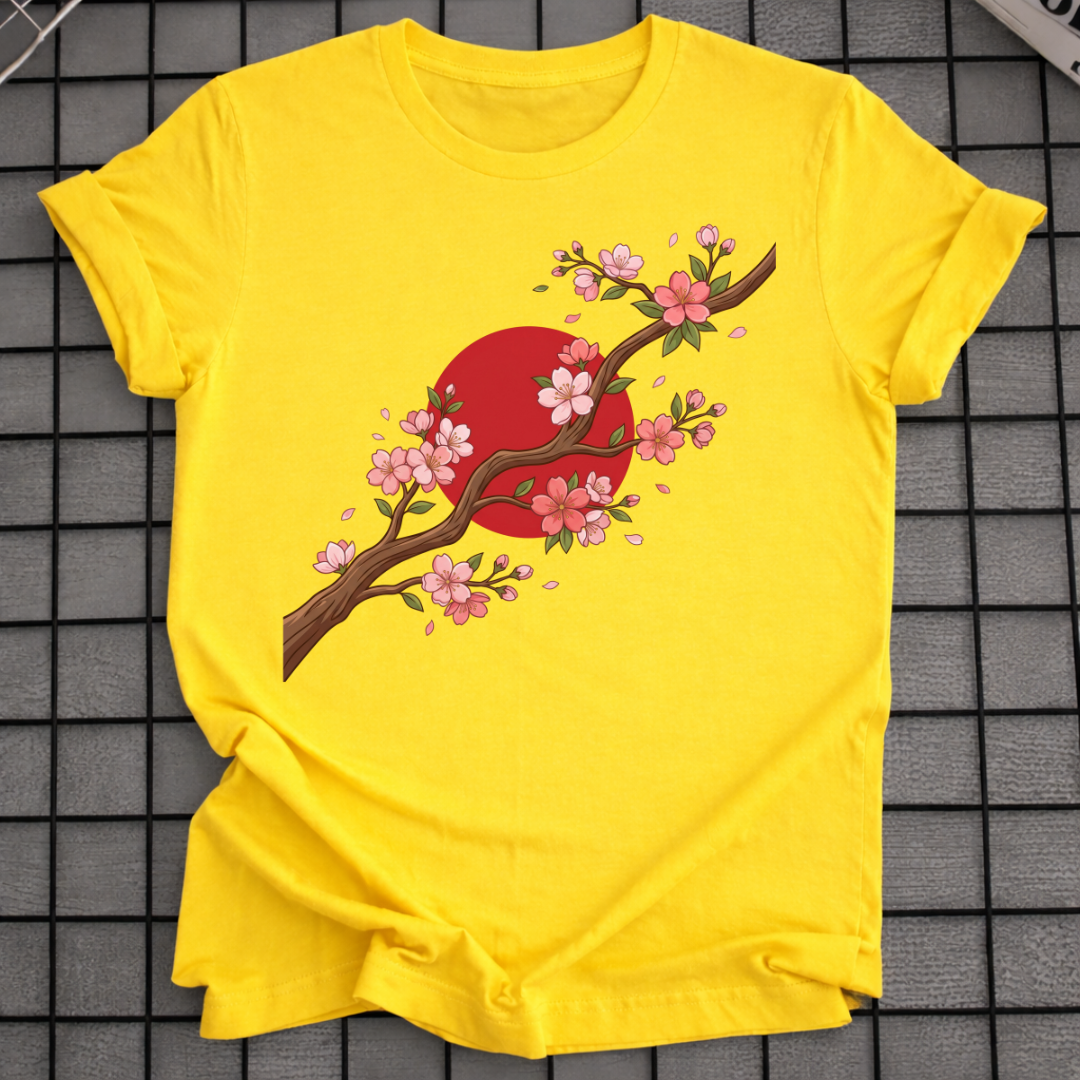 JAPANISCHES SAKURA-BLÜTEN-T-SHIRT