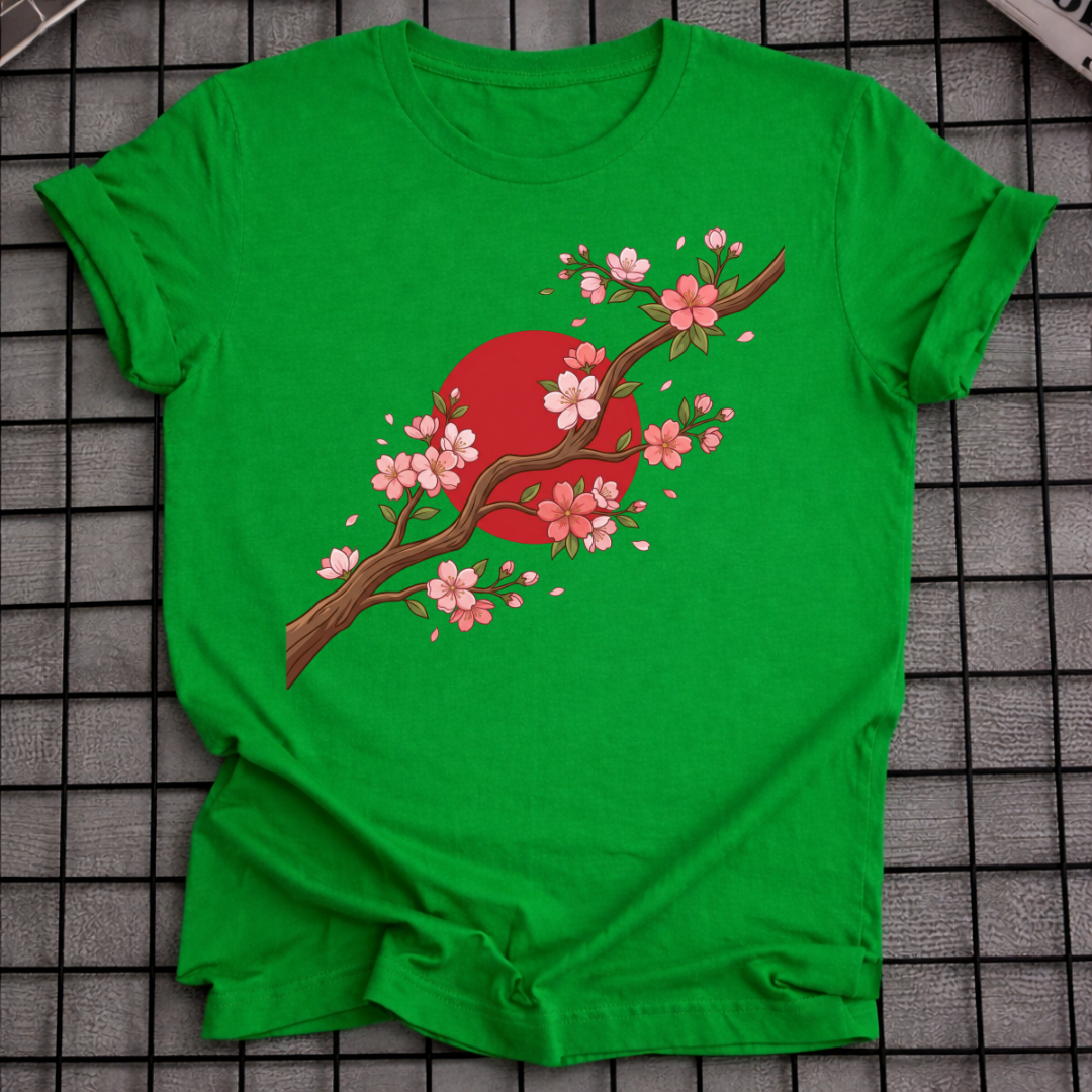JAPANISCHES SAKURA-BLÜTEN-T-SHIRT