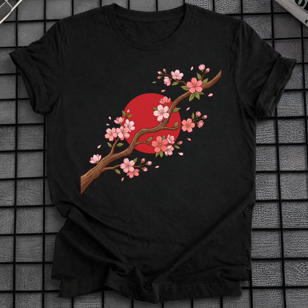 JAPANISCHES SAKURA-BLÜTEN-T-SHIRT