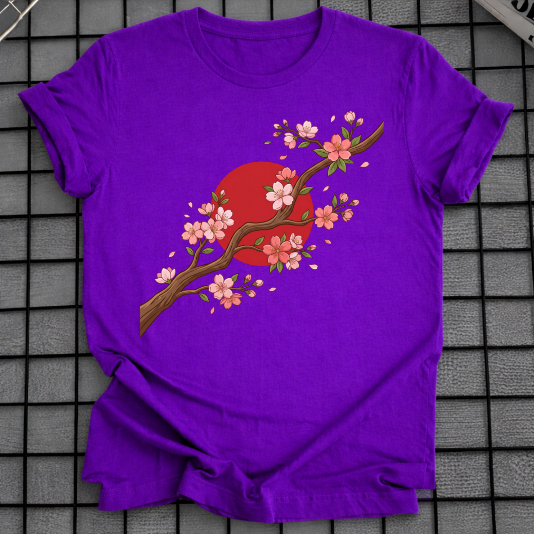 JAPANISCHES SAKURA-BLÜTEN-T-SHIRT