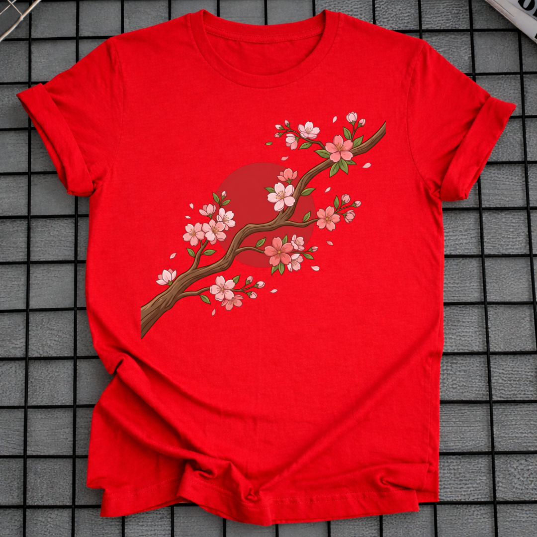 JAPANISCHES SAKURA-BLÜTEN-T-SHIRT