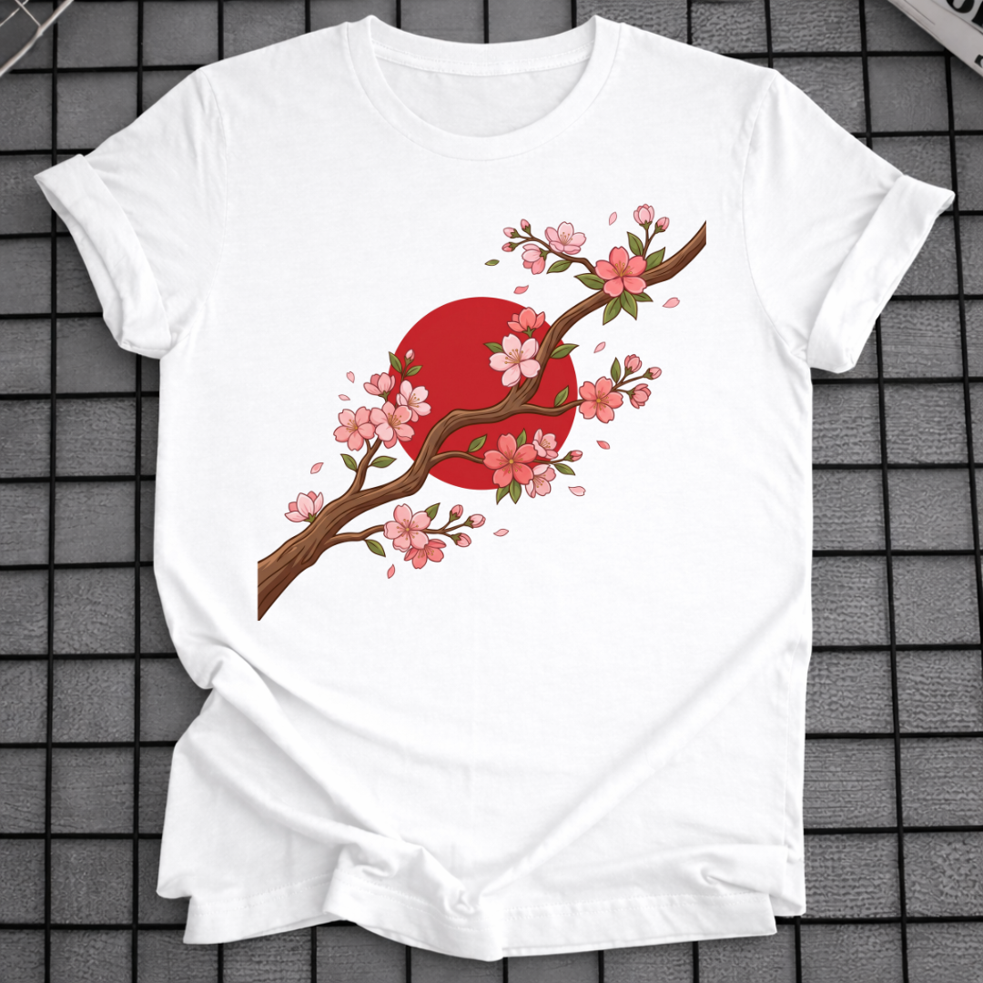 JAPANISCHES SAKURA-BLÜTEN-T-SHIRT