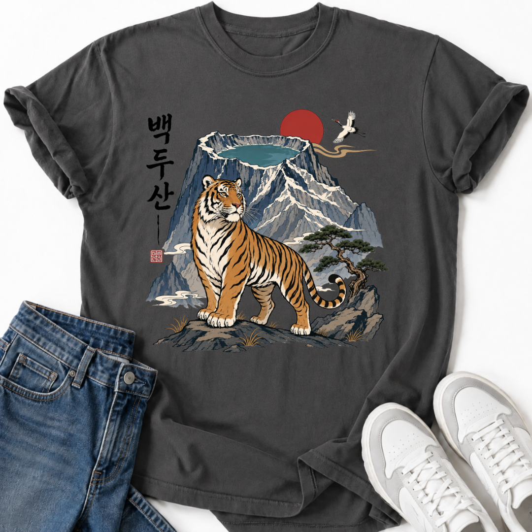 BAEKDUSAN KOREAN TIGER T-SHIRT