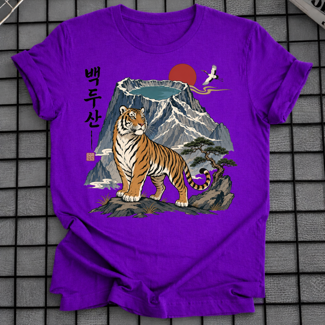 BAEKDUSAN KOREAN TIGER T-SHIRT