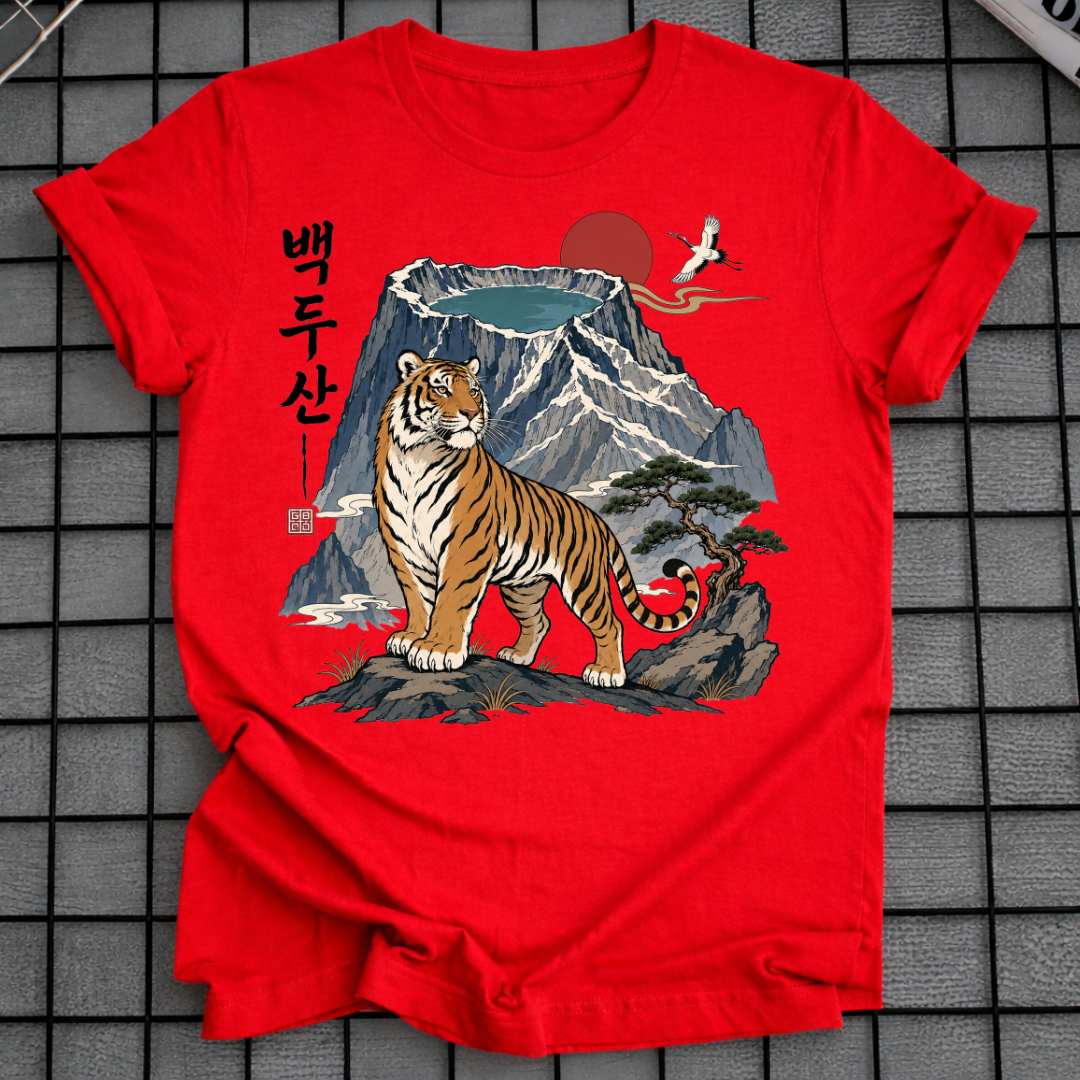 BAEKDUSAN KOREAN TIGER T-SHIRT