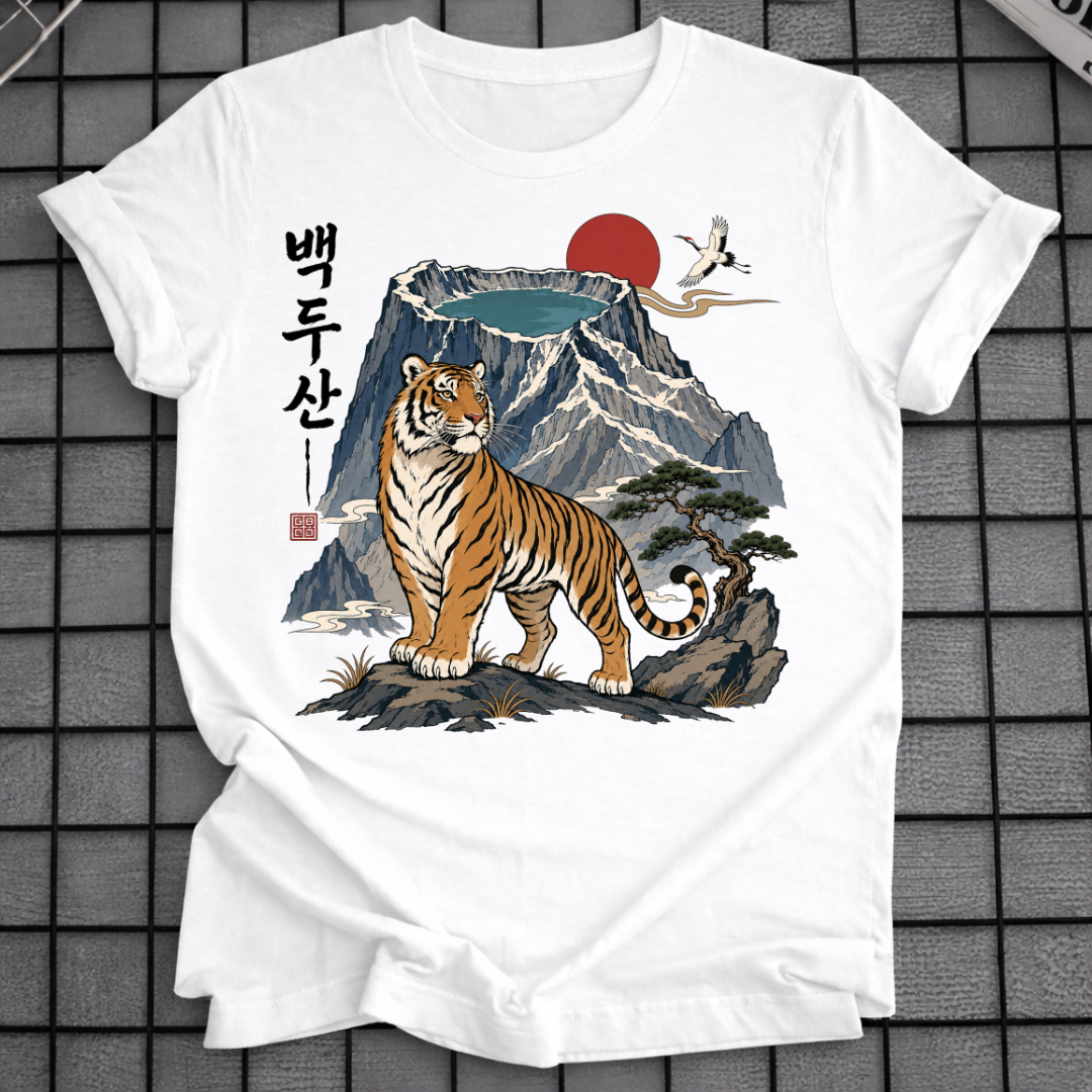 BAEKDUSAN KOREAN TIGER T-SHIRT
