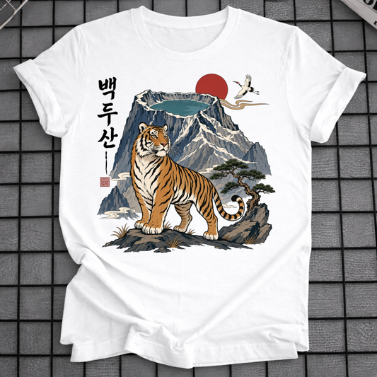 BAEKDUSAN KOREAN TIGER T-SHIRT