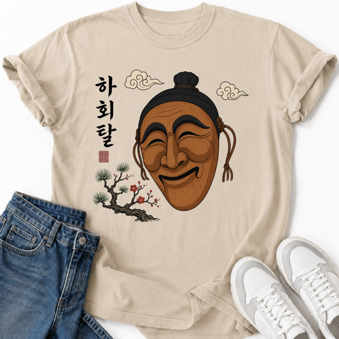 HAHOE KOREAN MASK T-SHIRT