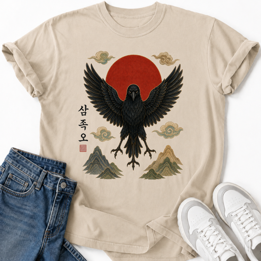 SAMJOK-O KOREAN CROW T-SHIRT