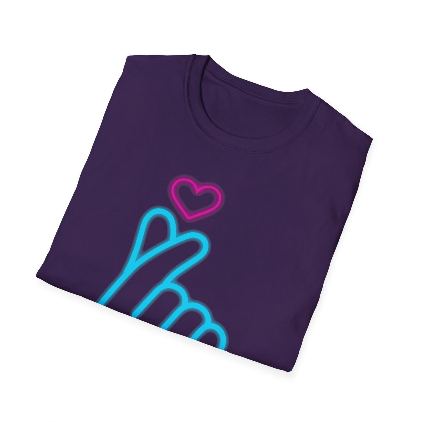 Cute Gesture Graphic T-Shirt, Casual Wear, Gift for Friends, Funny Tee, Birthday Present, Summer Style