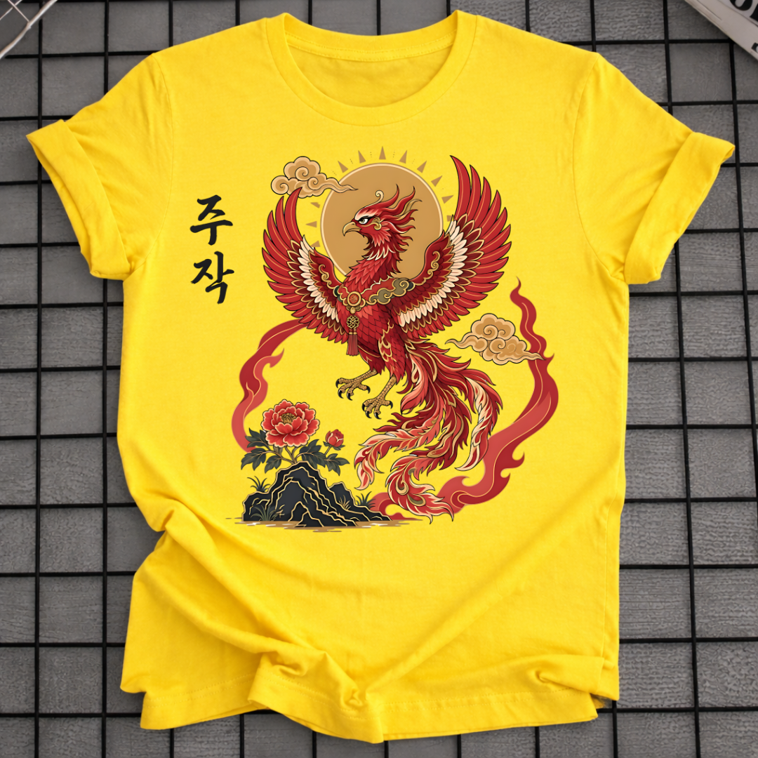 JUJAK KOREAN VERMILION T-SHIRT