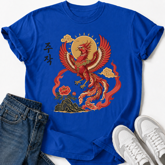 JUJAK KOREAN VERMILION T-SHIRT