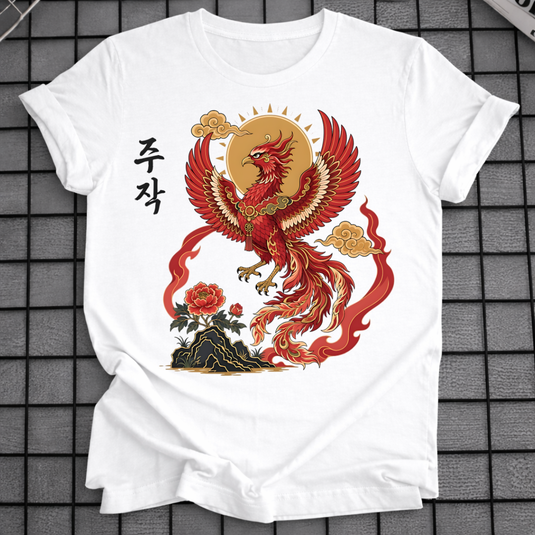 JUJAK KOREAN VERMILION T-SHIRT