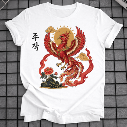 JUJAK KOREAN VERMILION T-SHIRT