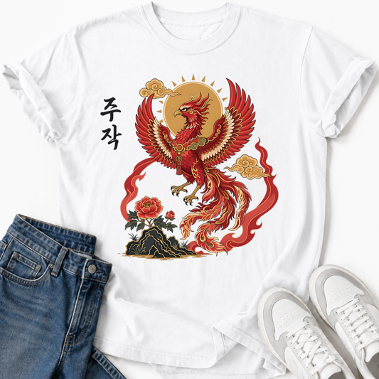JUJAK KOREAN VERMILION T-SHIRT