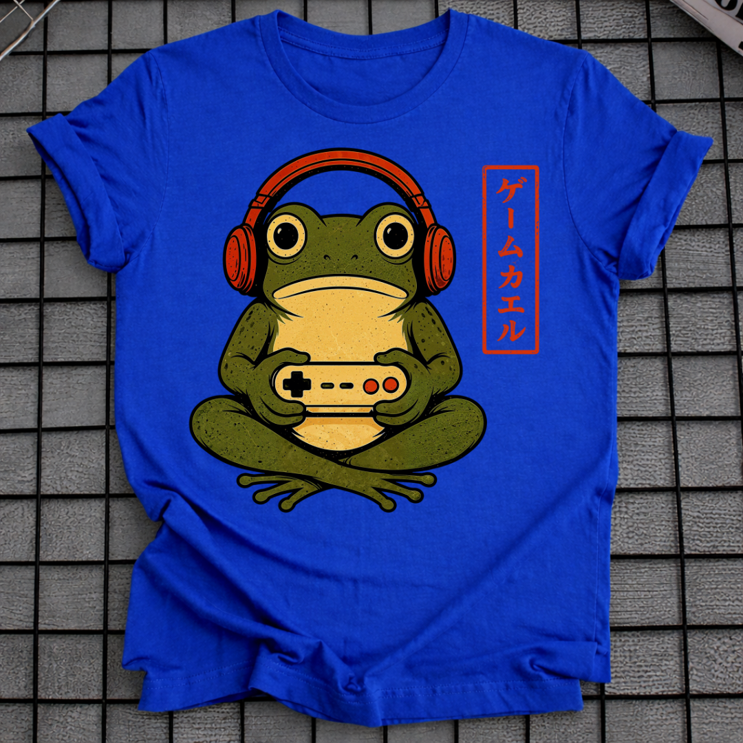 JAPANISCHES GAMER-FROSCH-T-SHIRT