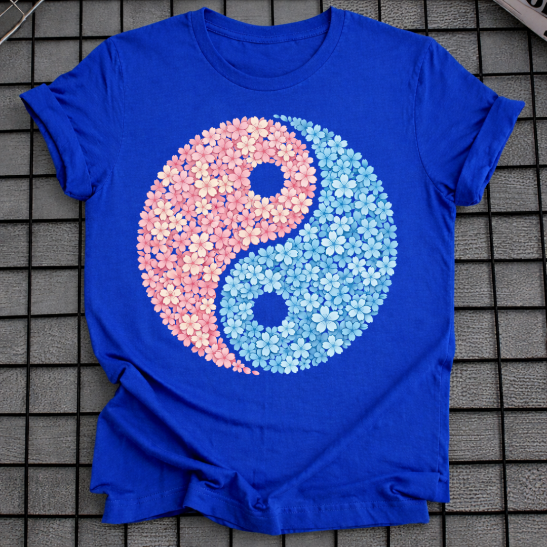 YING YANG SAKURA T-SHIRT