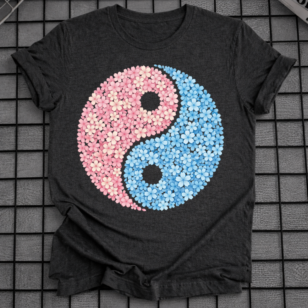 YING YANG SAKURA T-SHIRT