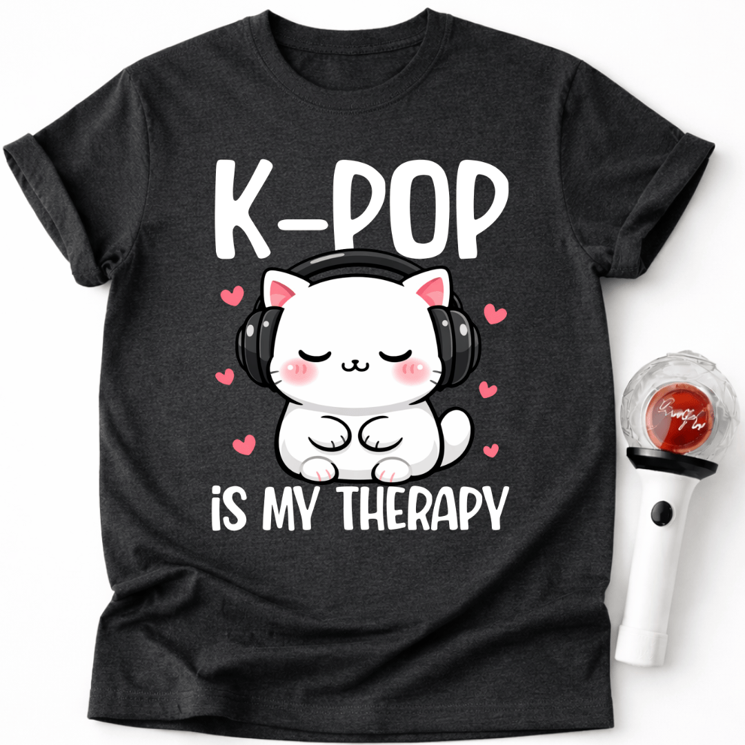 K-POP IST MEINE THERAPIE KATZE T-SHIRT