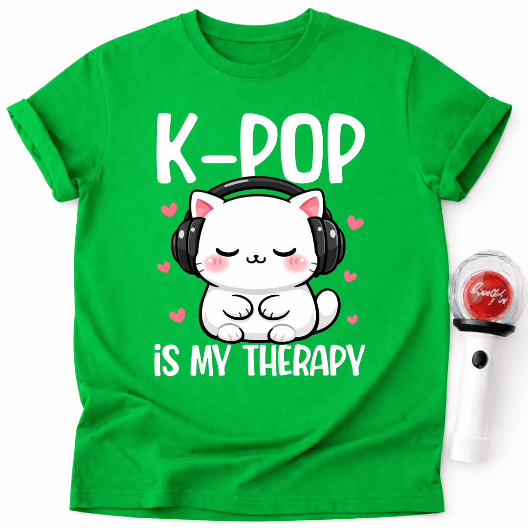 K-POP IST MEINE THERAPIE KATZE T-SHIRT