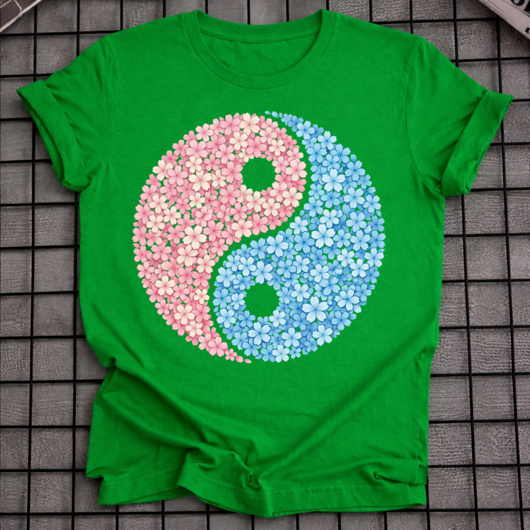 YING YANG SAKURA T-SHIRT