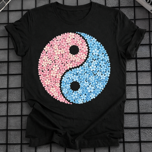 YING YANG SAKURA T-SHIRT