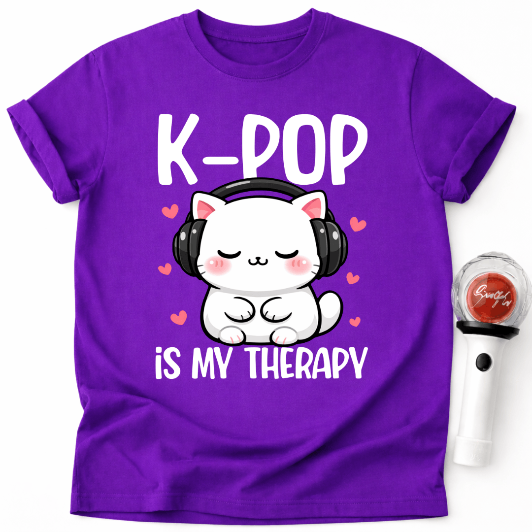 K-POP IST MEINE THERAPIE KATZE T-SHIRT