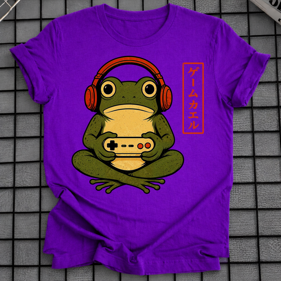 JAPANISCHES GAMER-FROSCH-T-SHIRT
