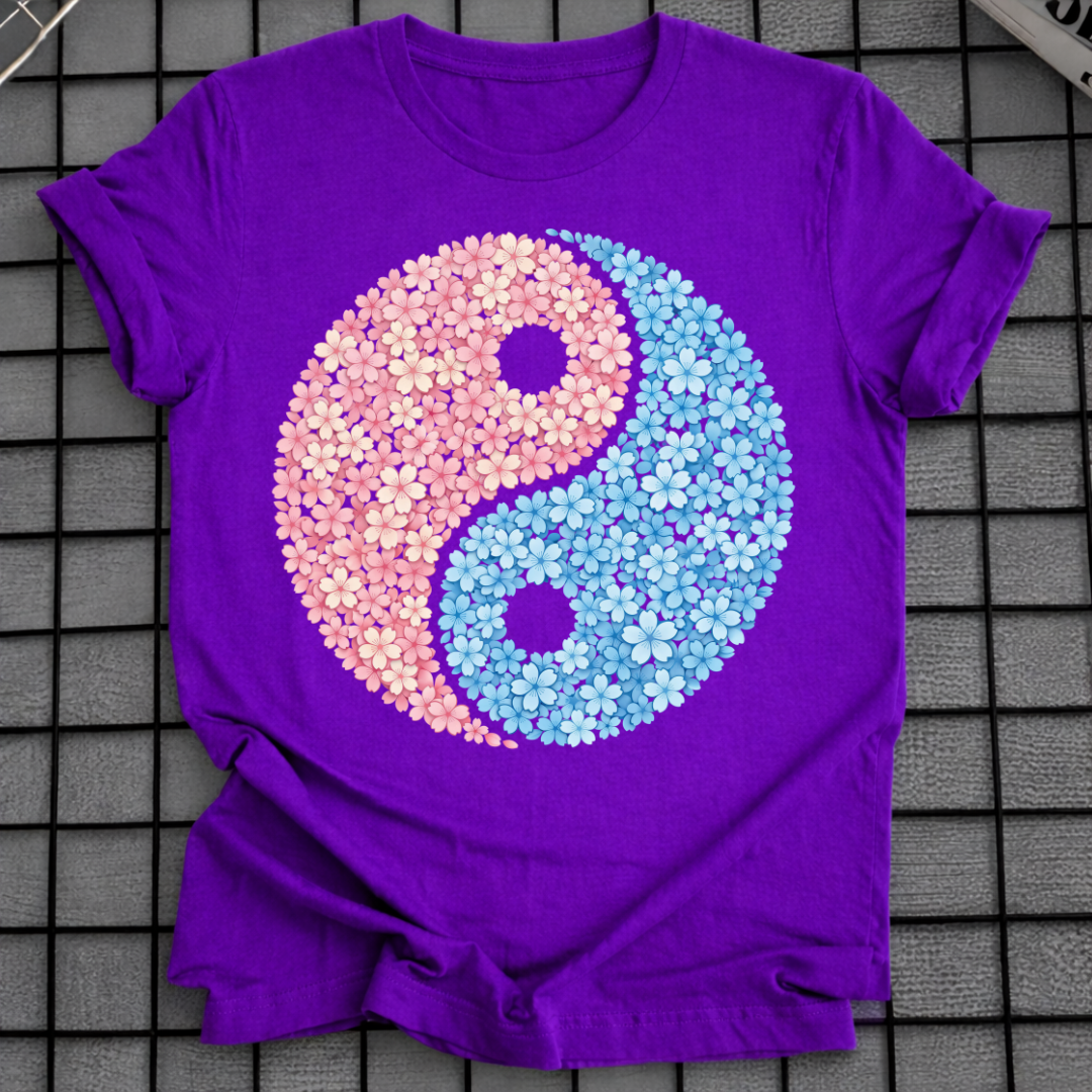 YING YANG SAKURA T-SHIRT