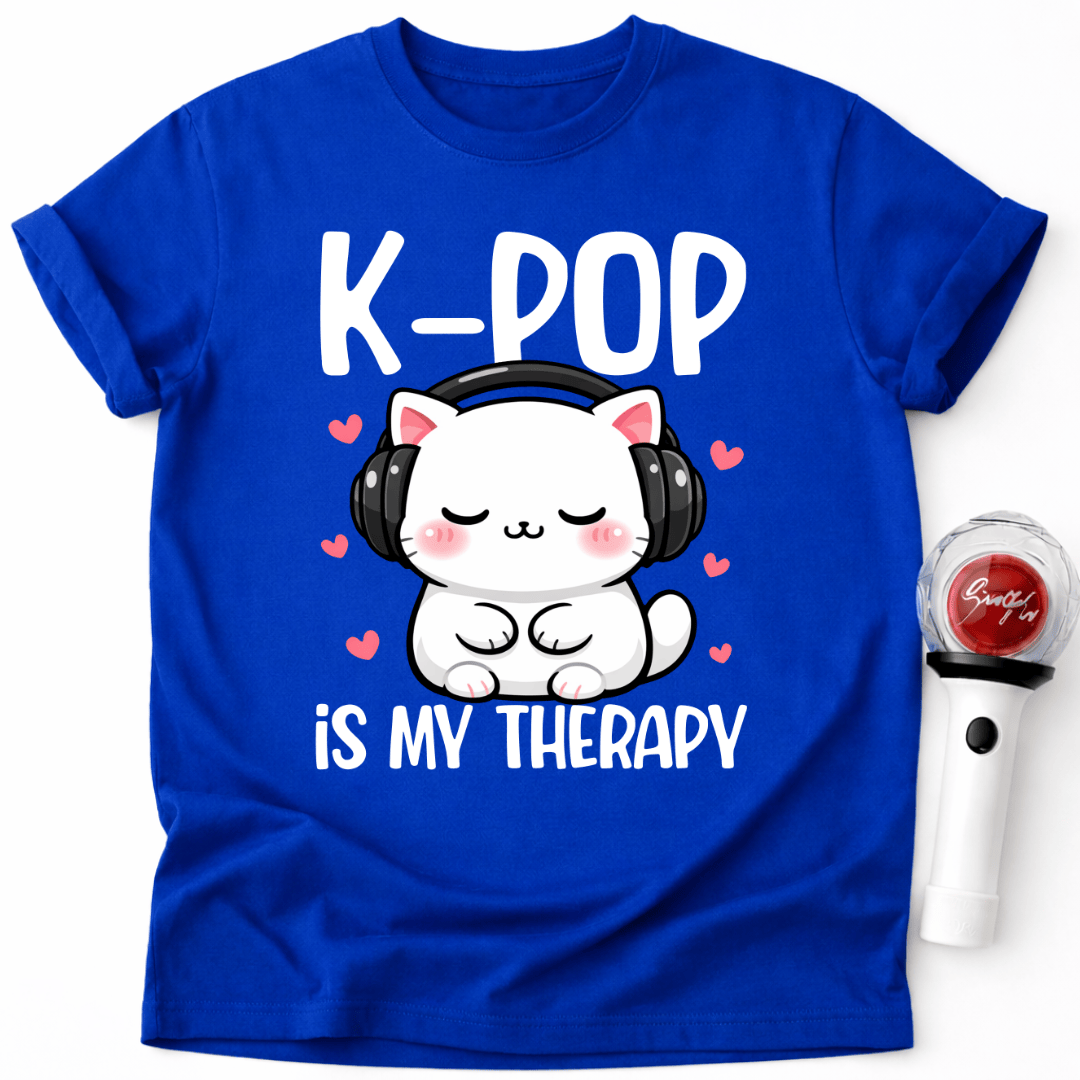 K-POP IST MEINE THERAPIE KATZE T-SHIRT
