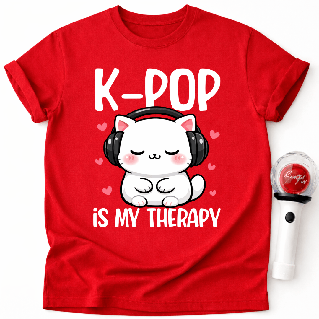 K-POP IST MEINE THERAPIE KATZE T-SHIRT