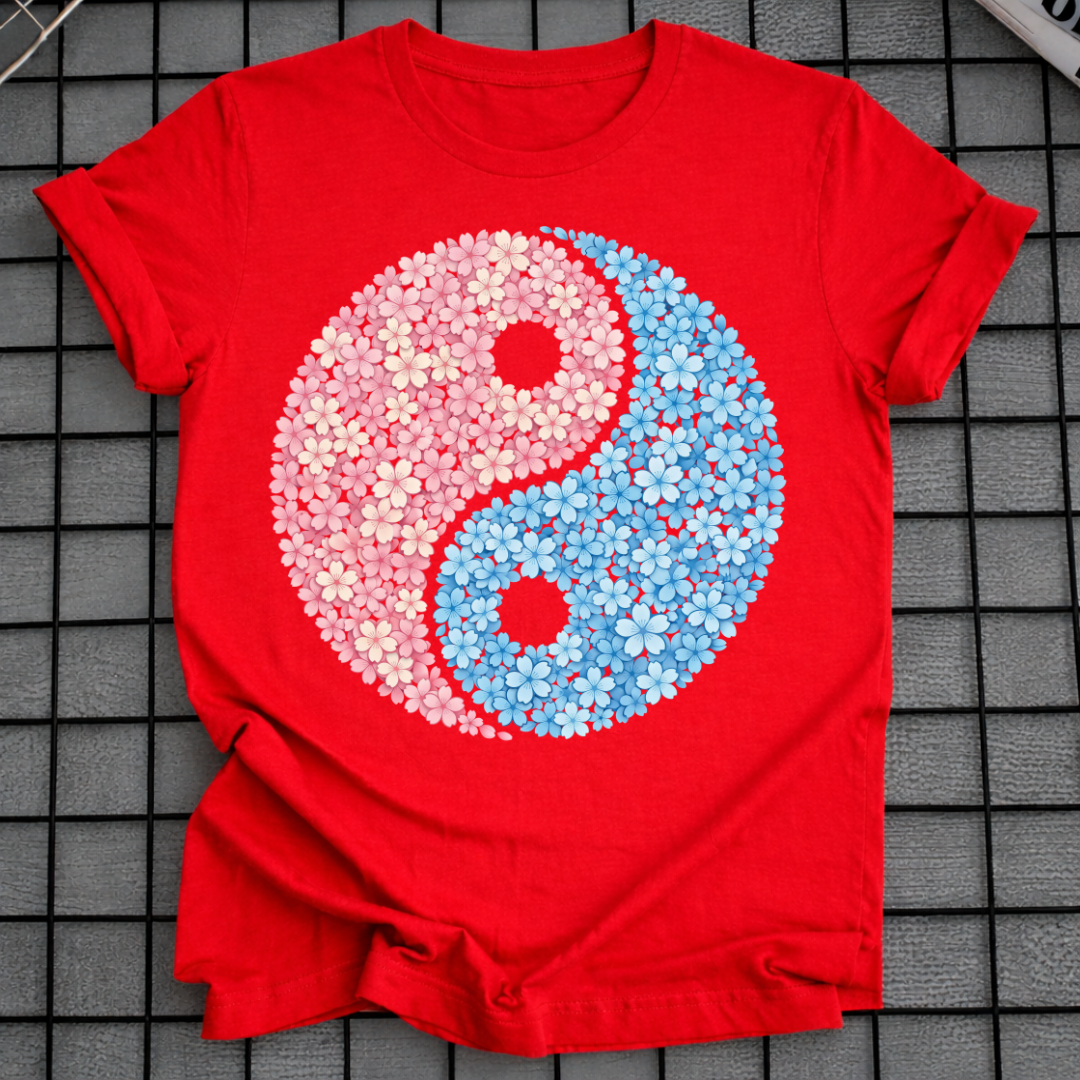 YING YANG SAKURA T-SHIRT