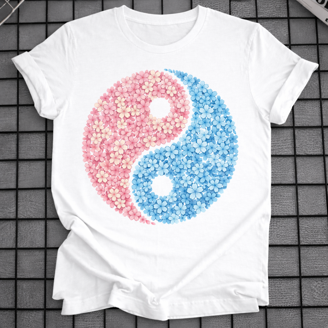 YING YANG SAKURA T-SHIRT