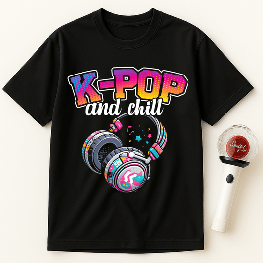 K-POP AND CHILL UNISEX T-SHIRT
