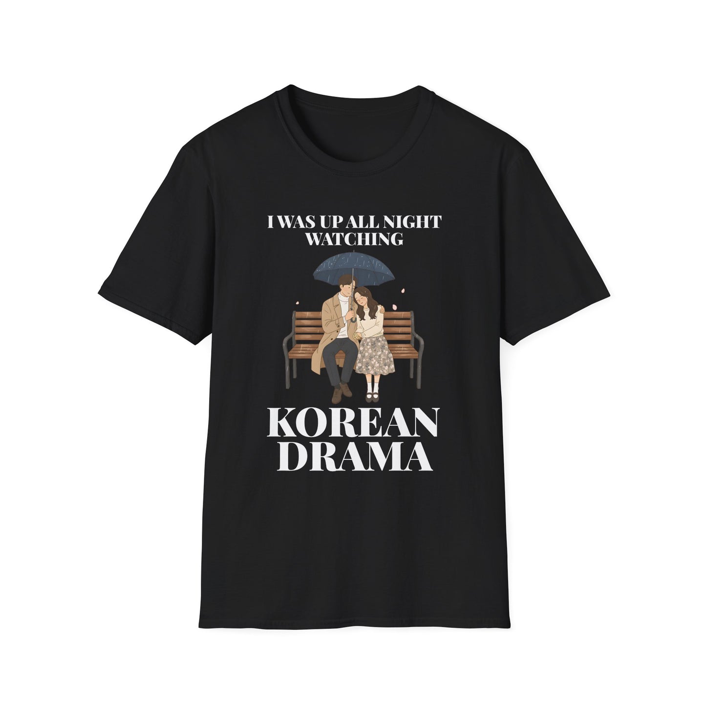 Korean Drama T-Shirt — "I Was Up All Night Watching" Fan Tee
