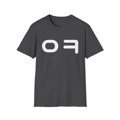 OF Minimalist Graphic T‑Shirt — Bold White Logo Tee