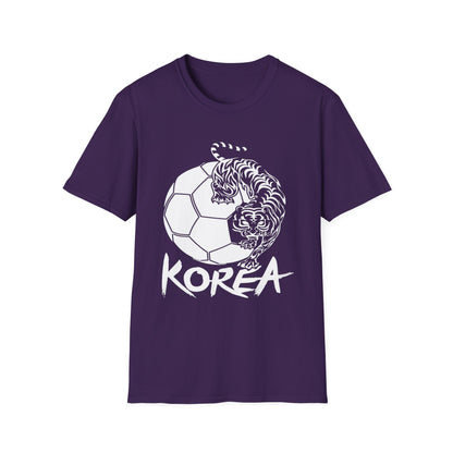 Korea Tiger Soccer T-Shirt — Bold KOREA Football Graphic Tee