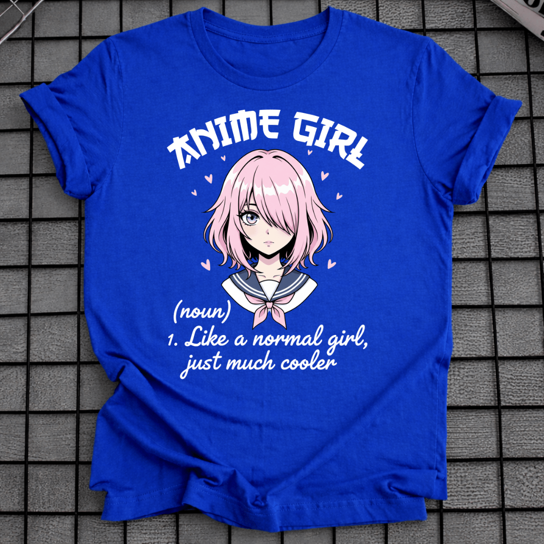 ANIME GIRL NUR VIEL COOLERES T-SHIRT