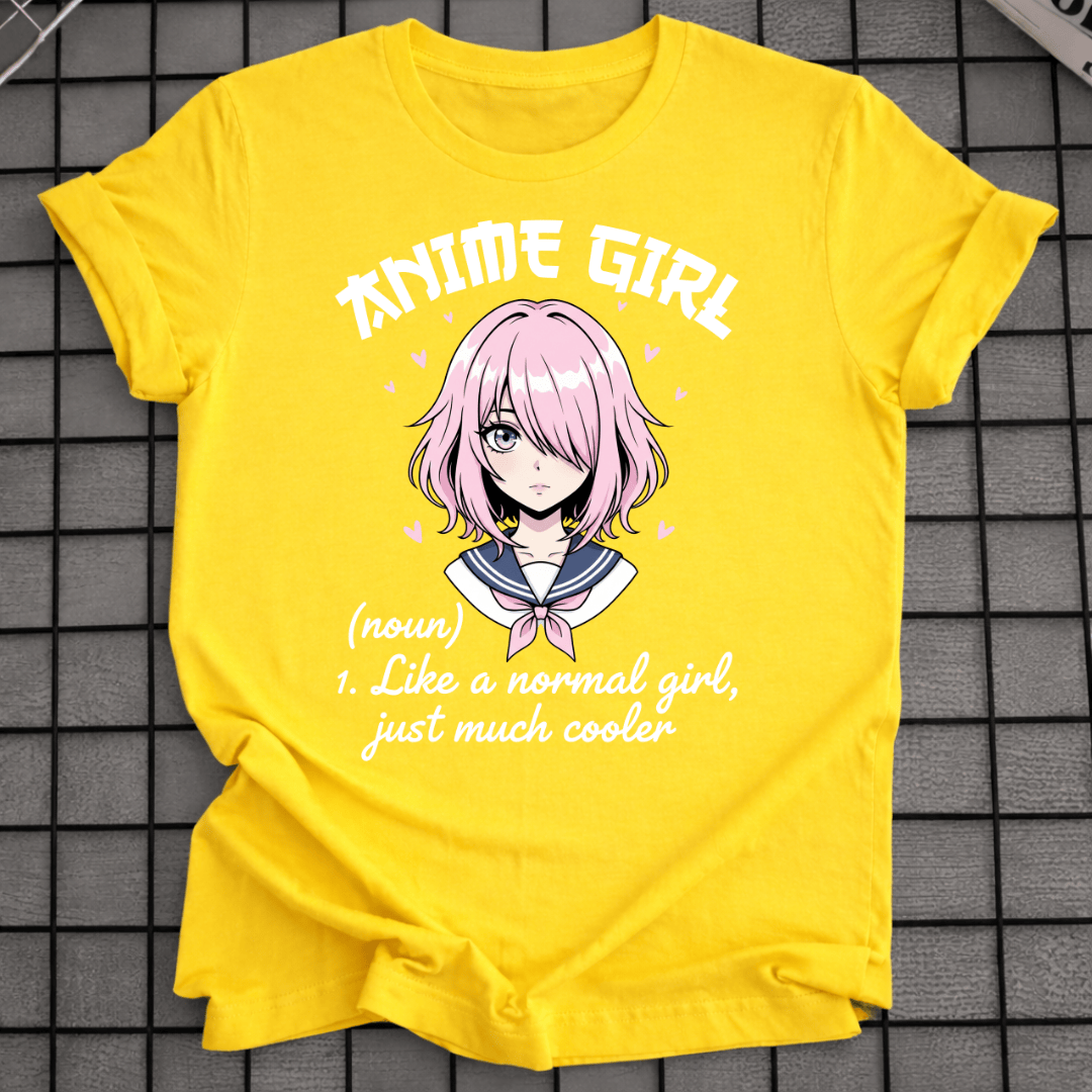 ANIME GIRL NUR VIEL COOLERES T-SHIRT