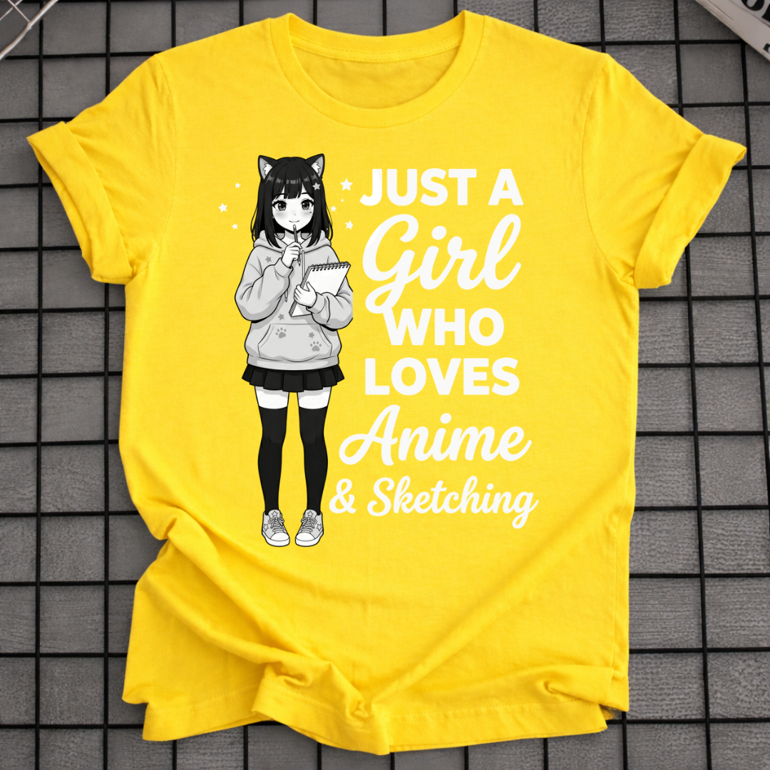 ANIME- & SKETCHING-T-SHIRT