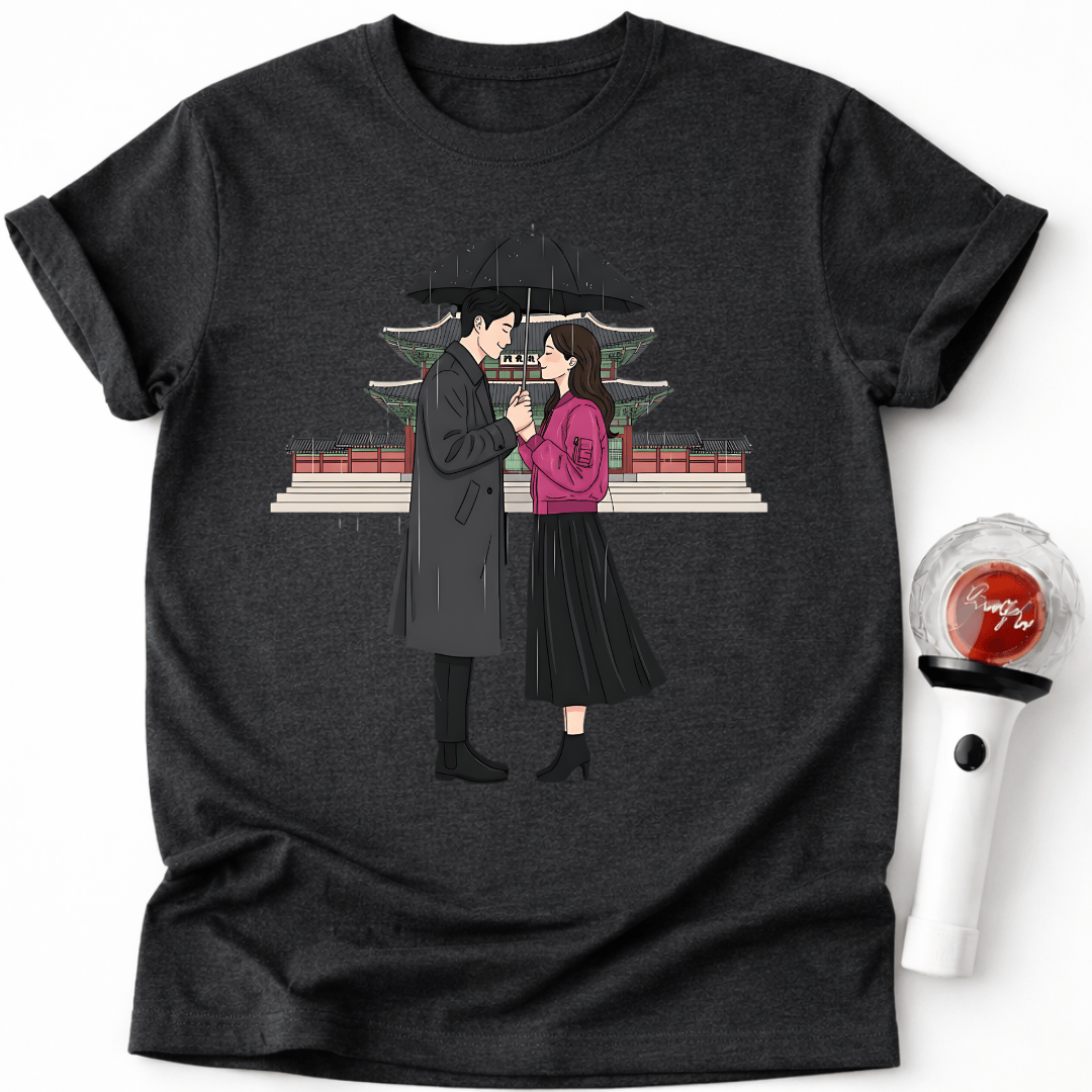 Pärchen T-Shirt mit Stadtansicht