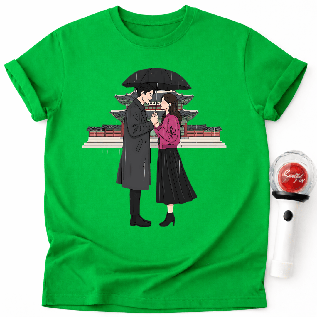 Pärchen T-Shirt mit Stadtansicht