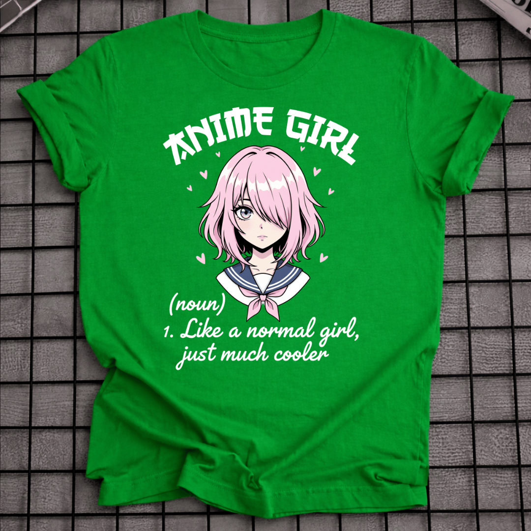 ANIME GIRL NUR VIEL COOLERES T-SHIRT