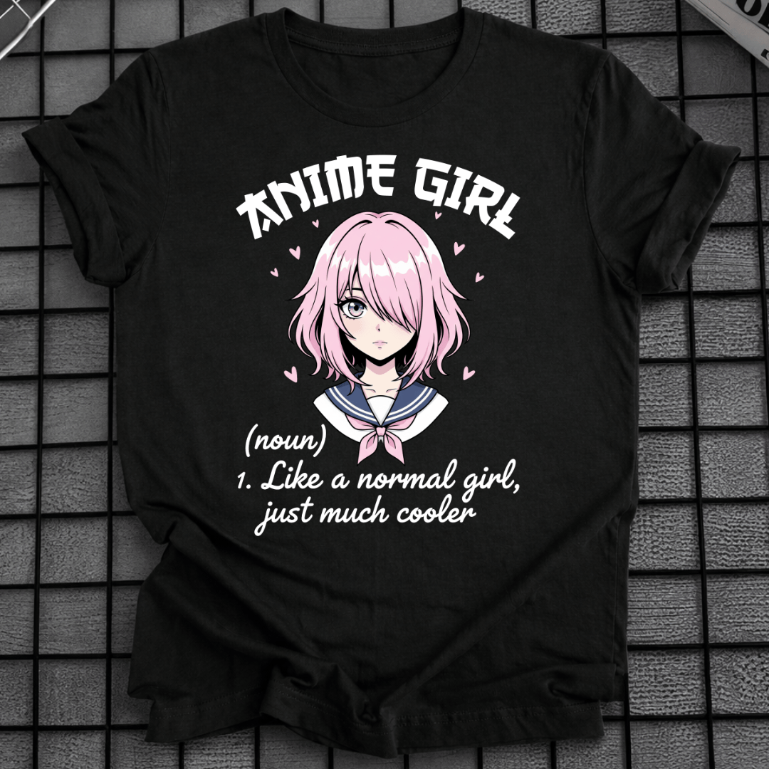 ANIME GIRL NUR VIEL COOLERES T-SHIRT
