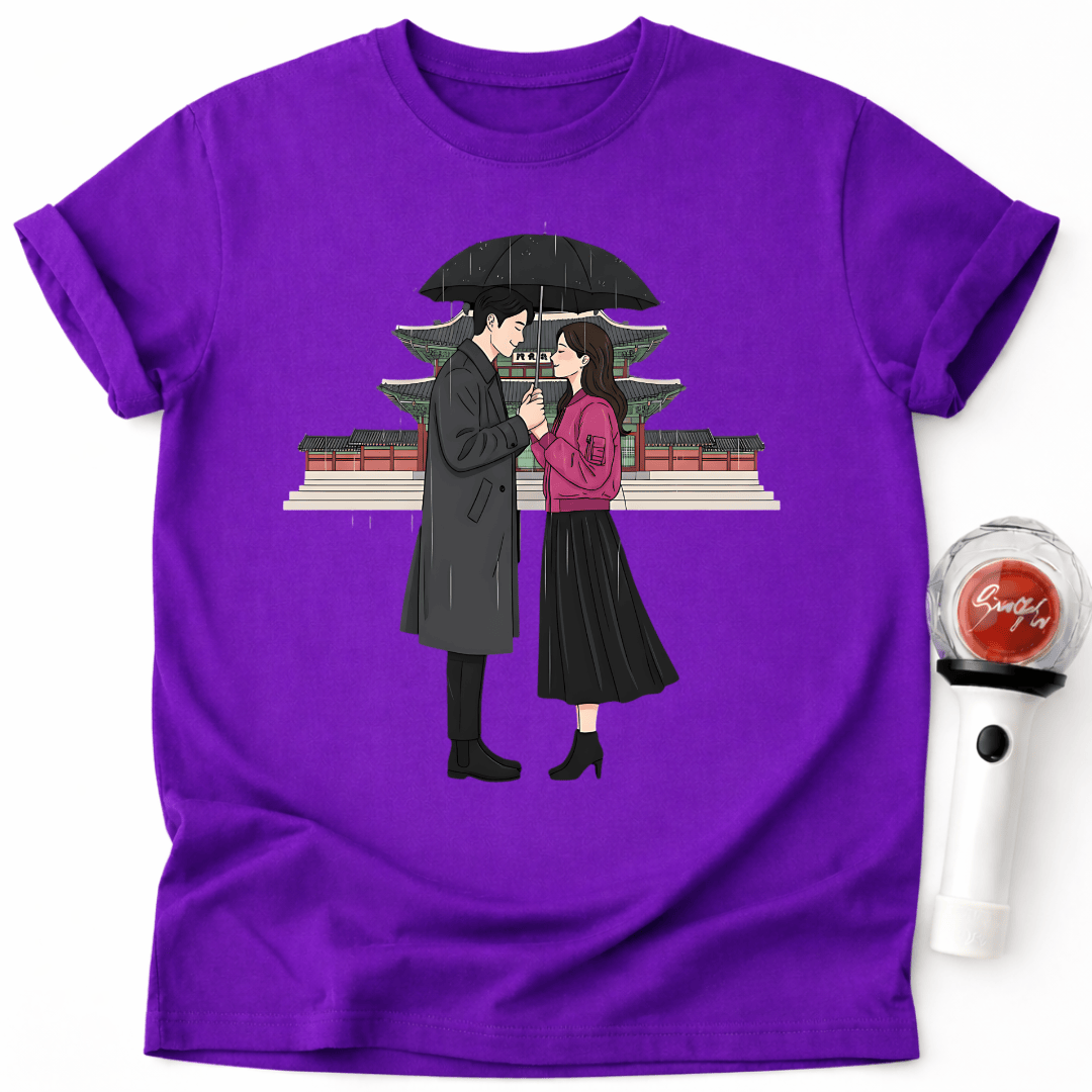 Pärchen T-Shirt mit Stadtansicht