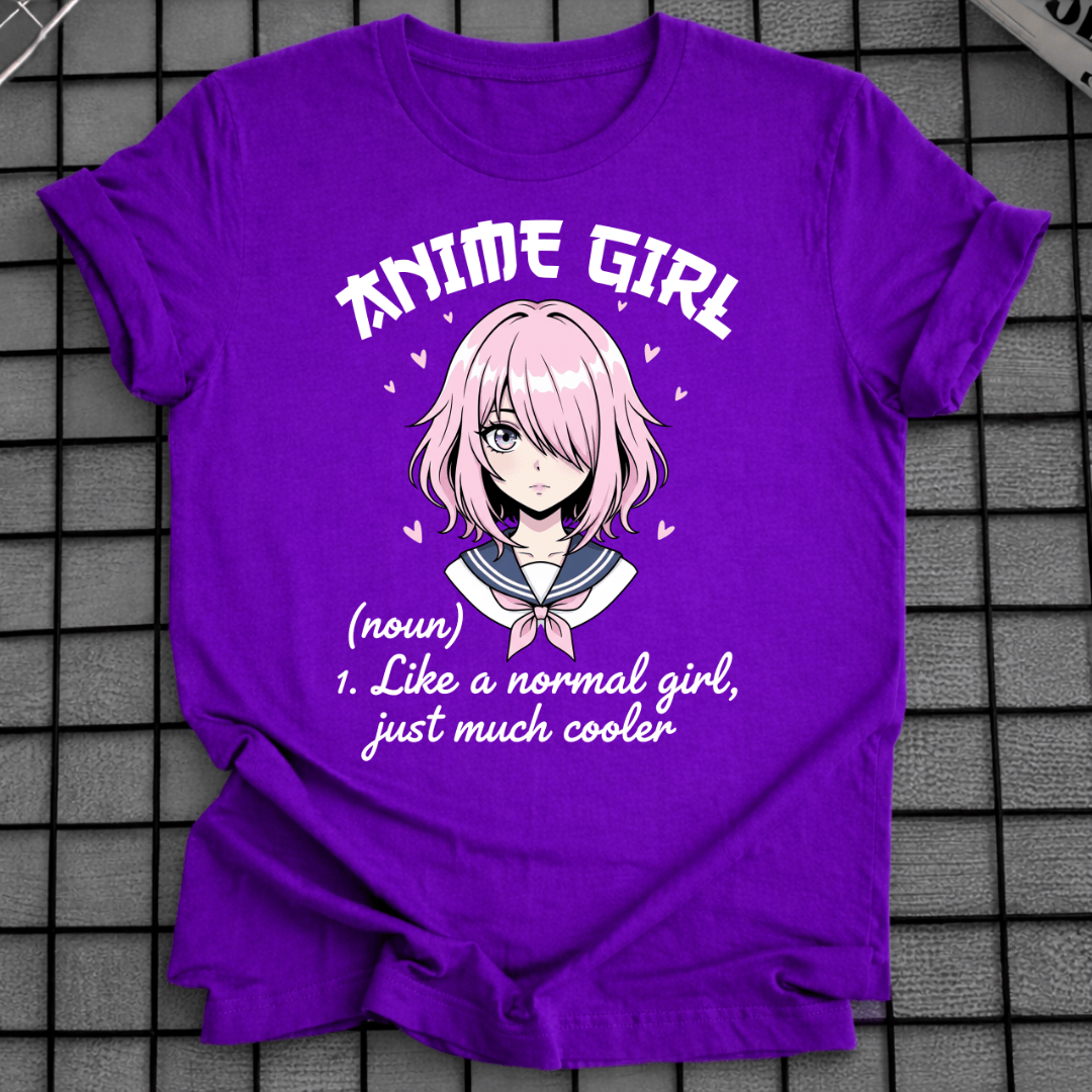 ANIME GIRL NUR VIEL COOLERES T-SHIRT